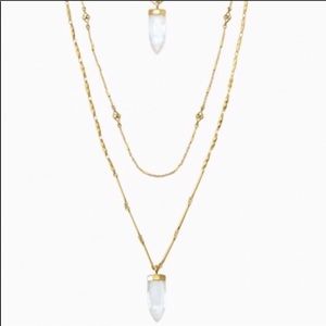 Stella & Dot ARIA  3 layer necklace